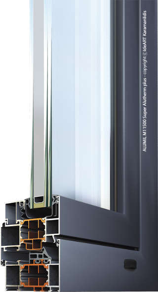 Opening Aluminium Frames Μ 11500 Alutherm Super Plus Alumil